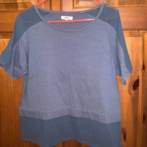 Madewell Short Sleeve Dark Blue Going Out Top